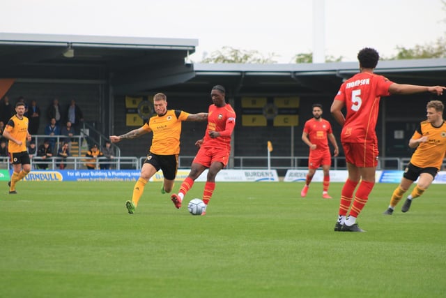 Boston United versus Gloucester City. Photo: Oliver Atkin
