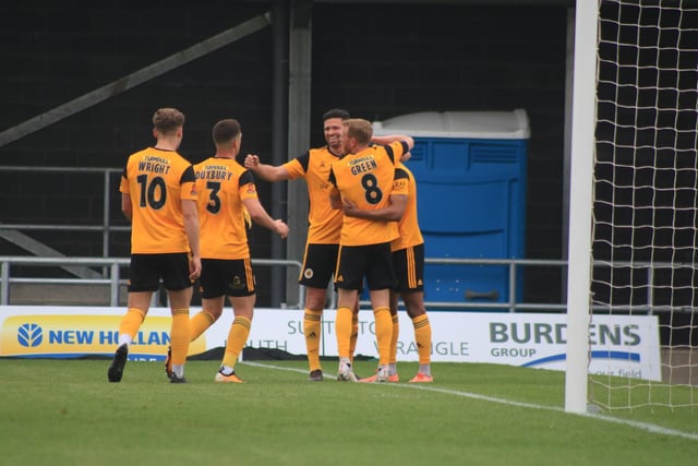 Boston United versus Gloucester City. Photo: Oliver Atkin