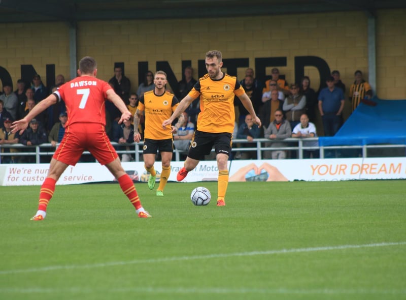 Boston United versus Gloucester City. Photo: Oliver Atkin