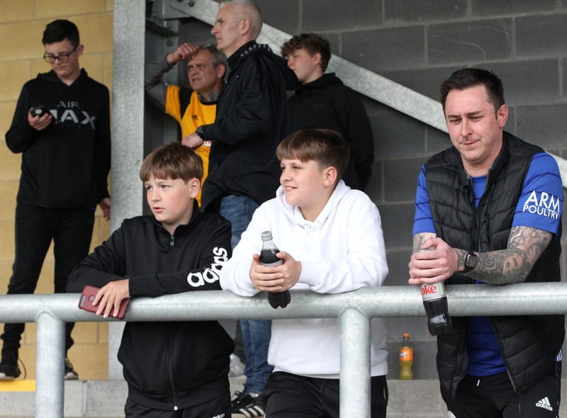Supporters watch Boston United versus Gloucester City. Photo: Oliver Atkin