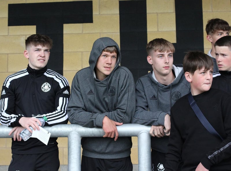 Supporters watch Boston United versus Gloucester City. Photo: Oliver Atkin