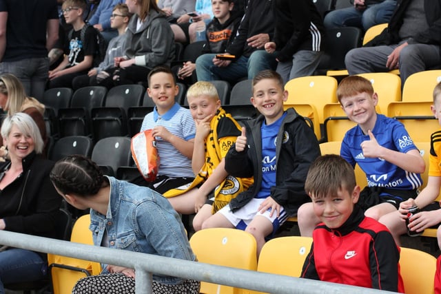 Supporters watch Boston United versus Gloucester City. Photo: Oliver Atkin