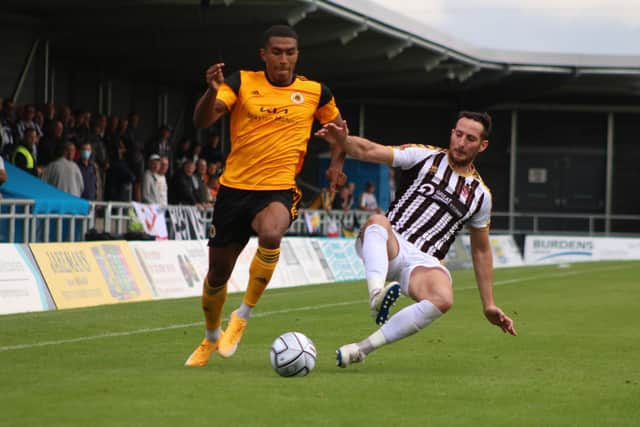 Boston United and Spennymoor Town have the chance of finishing in the top seven. Photo: Oliver Atkin