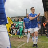 Boston United's Scott Duxbury wants to end a rocky season on a high. Photo: Oliver Atkin