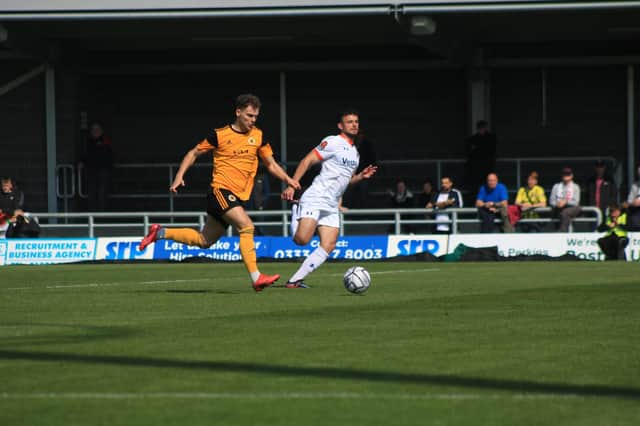 Boston United and Fylde will meet on Sunday. Photo: Oliver Atkin