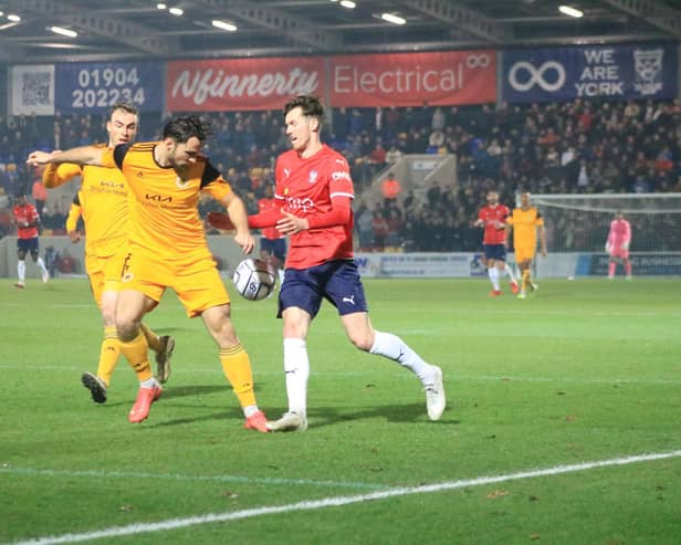 Boston travel to York on Saturday. Photo: Oliver Atkin