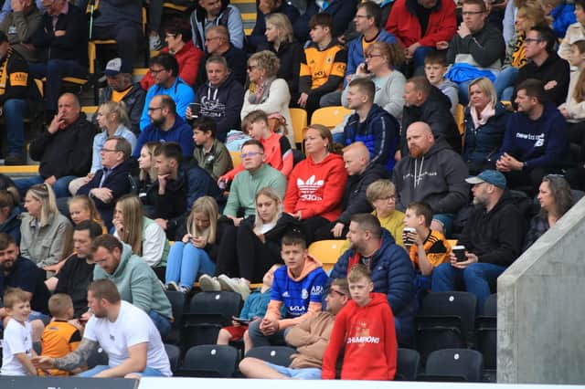 United fans will be able to watch at the Jakemans Community Stadium. Photo: Oliver Atkin