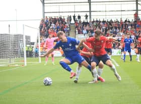 York City v Boston United. Photo: Oliver Atkin