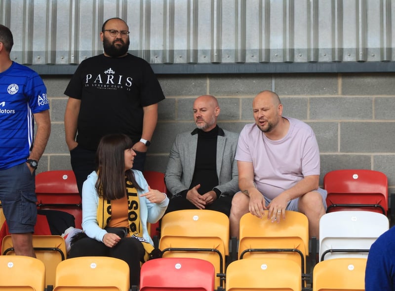 Boston United fans at York City. Photo: Oliver Atkin