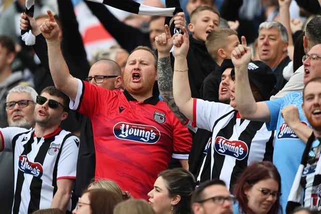 Grimsby Town beat Solihull Moors 2-1 to win promotion to League Two. Photo: Getty Images