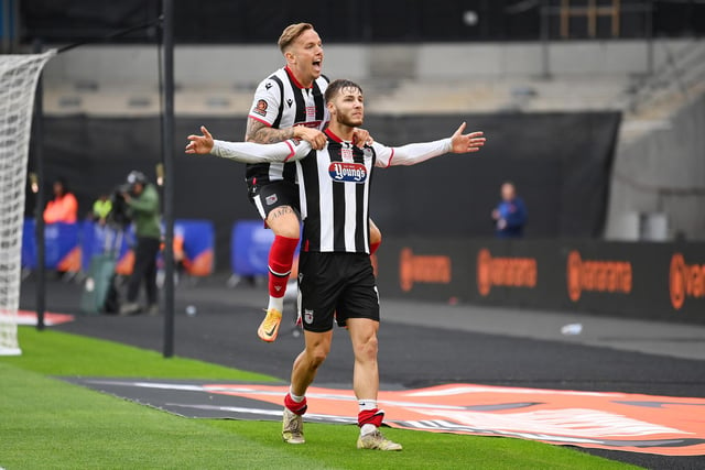 Grimsby Town beat Solihull Moors 2-1 to win promotion to League Two. Photo: Getty Images