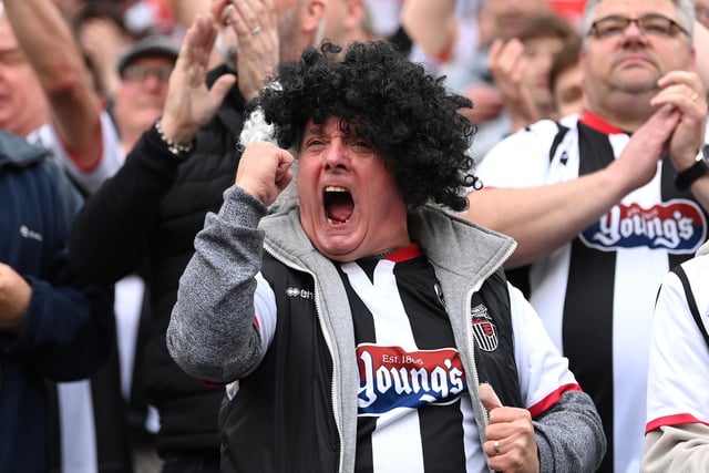 Grimsby Town beat Solihull Moors 2-1 to win promotion to League Two. Photo: Getty Images