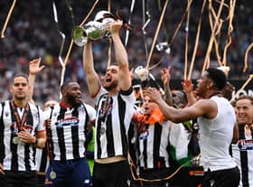 Grimsby Town beat Solihull Moors 2-1 to win promotion to League Two. Photo: Getty Images