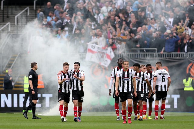 Grimsby Town beat Solihull Moors 2-1 to win promotion to League Two. Photo: Getty Images