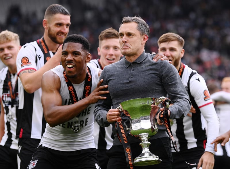 Grimsby Town beat Solihull Moors 2-1 to win promotion to League Two. Photo: Getty Images