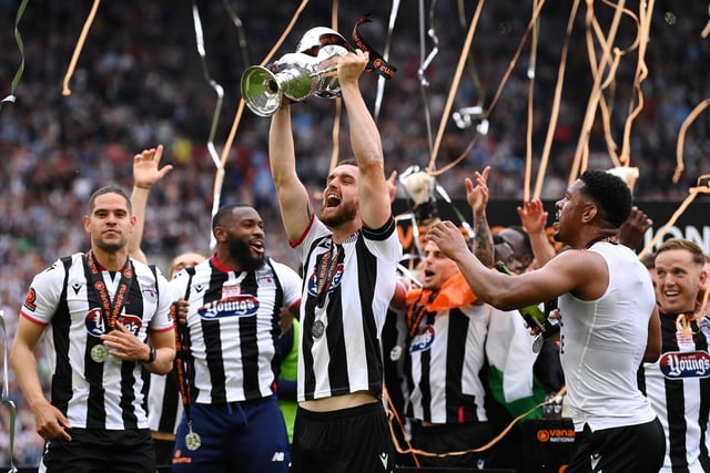 Grimsby Town beat Solihull Moors 2-1 to win promotion to League Two. Photo: Getty Images