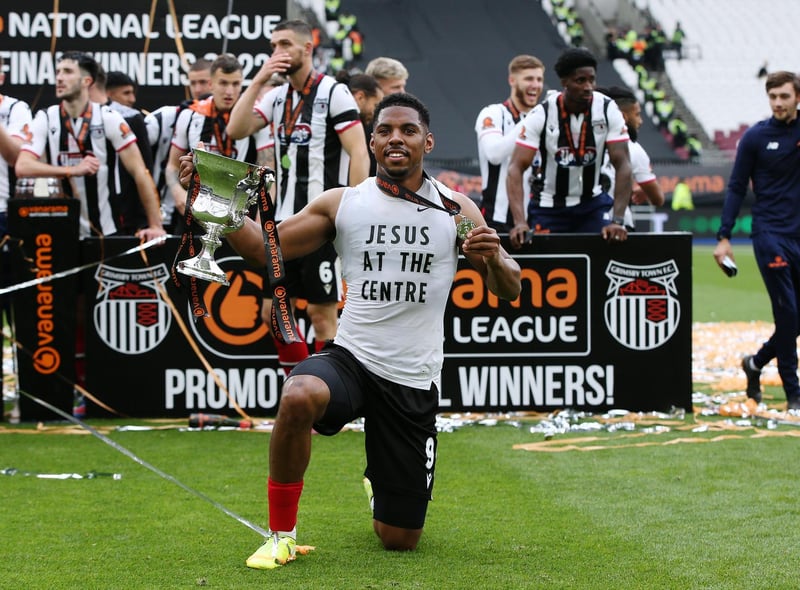 Grimsby Town beat Solihull Moors 2-1 to win promotion to League Two. Photo: Getty Images