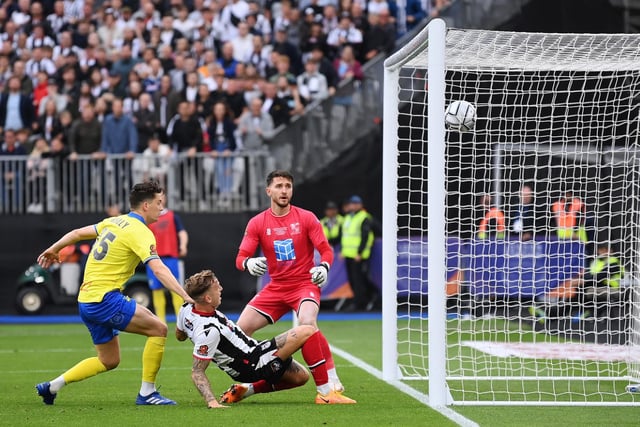 Grimsby Town beat Solihull Moors 2-1 to win promotion to League Two. Photo: Getty Images