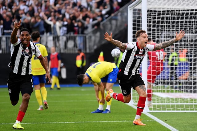 Grimsby Town beat Solihull Moors 2-1 to win promotion to League Two. Photo: Getty Images