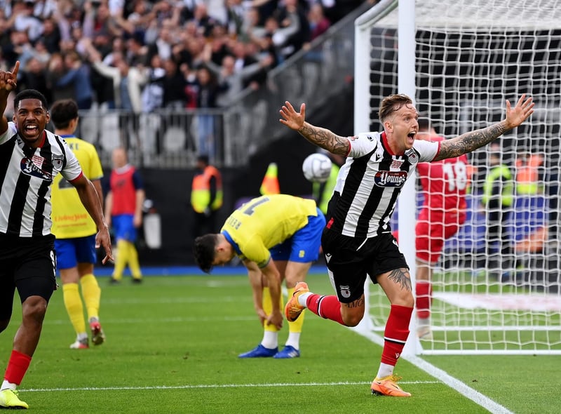 Grimsby Town beat Solihull Moors 2-1 to win promotion to League Two. Photo: Getty Images