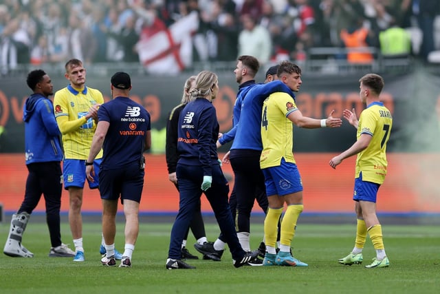 Grimsby Town beat Solihull Moors 2-1 to win promotion to League Two. Photo: Getty Images