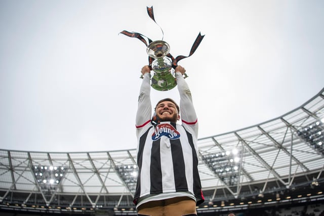 Grimsby Town beat Solihull Moors 2-1 to win promotion to League Two. Photo: Getty Images