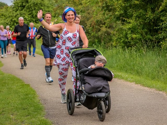 It was a mood of celebration at Boston parkrun. Photo: David Dales