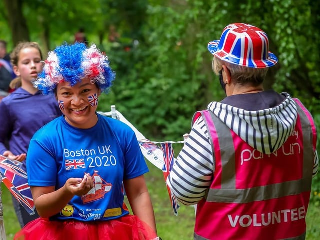 It was a mood of celebration at Boston parkrun. Photo: David Dales