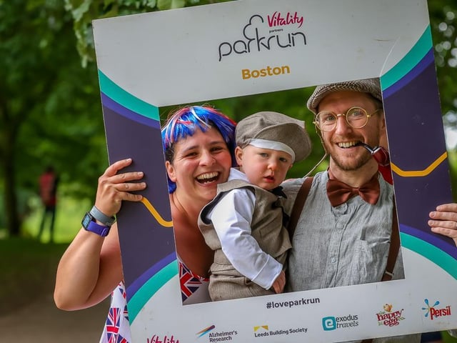 It was a mood of celebration at Boston parkrun. Photo: David Dales