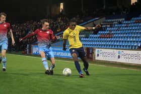 Scunthorpe United beat Gainsborough Trinity in last season's final. Photo: Oliver Atkin