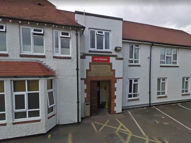 Skegness Hospital.