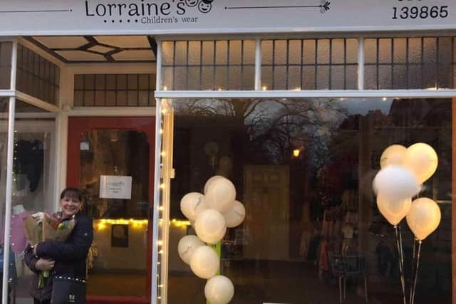 Likening Monday to when she opened her shop - Lorraine Buckley of Lorraine's Childrenswear. EMN-210904-182615001