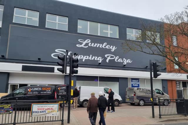 Visitors will get a first glimpse of the new Lumley Plaza shopping centre in Skegness when it opens its doors to the public along with other non essential shops in the high street.