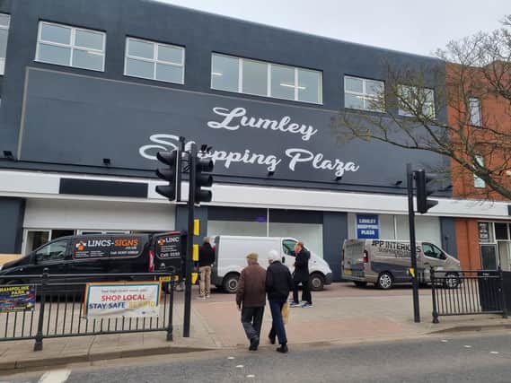 Visitors will get a first glimpse of the new Lumley Plaza shopping centre in Skegness when it opens its doors to the public along with other non essential shops in the high street.