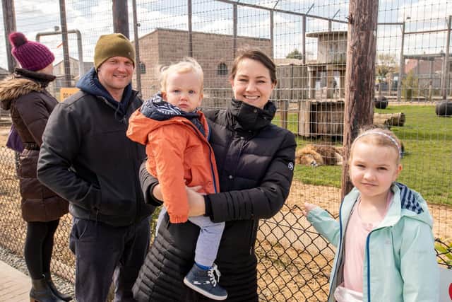 The Helm family, from Louth, enjoyed their day out at the Wolds Wildlife Park