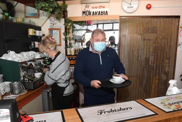Bakehouse Coffee Shop. Owners Sharon and Michael Wood