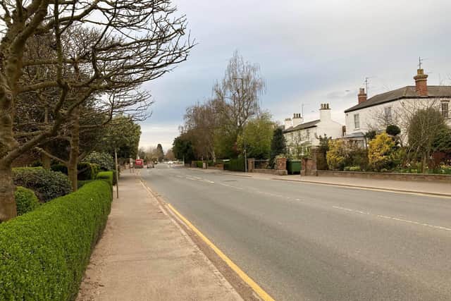 The area of Spilsby Road with the new restrictions.