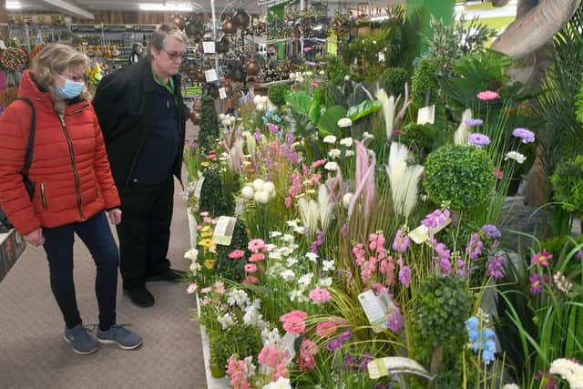 Adrian and Lesley Small, of Skegness, said they had enjoyed a pleasant walk around and thought there is  plenty of choice.