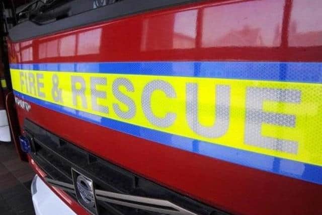 Four fire crews were at the scene.
