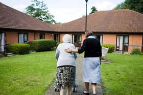 Care home workers are being urged to take up offer of a vaccine but currently it is not mandatory.