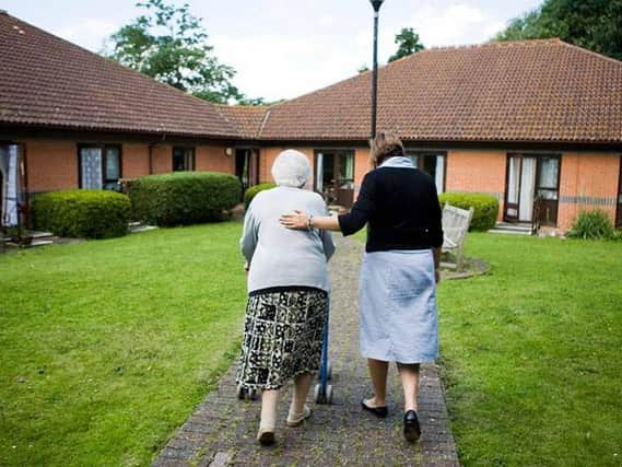 Care home workers are being urged to take up offer of a vaccine but currently it is not mandatory.