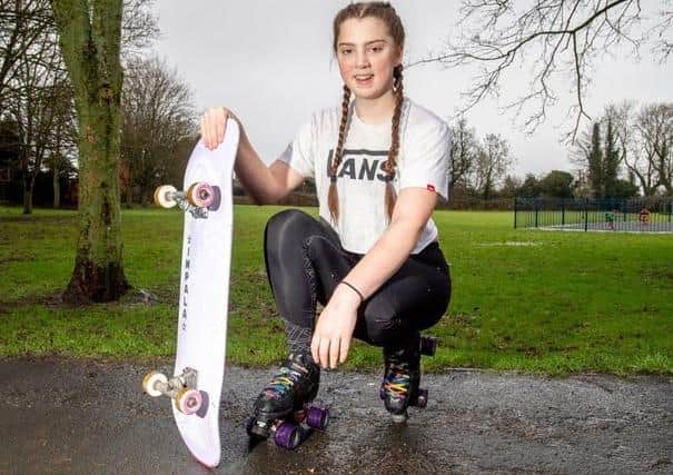 QEGS student Lyra Waters who is a leading figure in the community group aiming to deliver the new Prospect Plaza