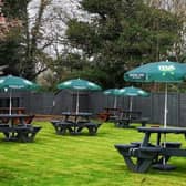 The refurbished outdoor area at The Jolly Scotchman in Sleaford. EMN-210417-170003001