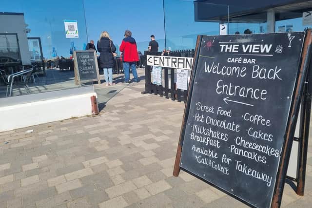 Dog walkers especially were delighted to see The View in Winthorpe back open.