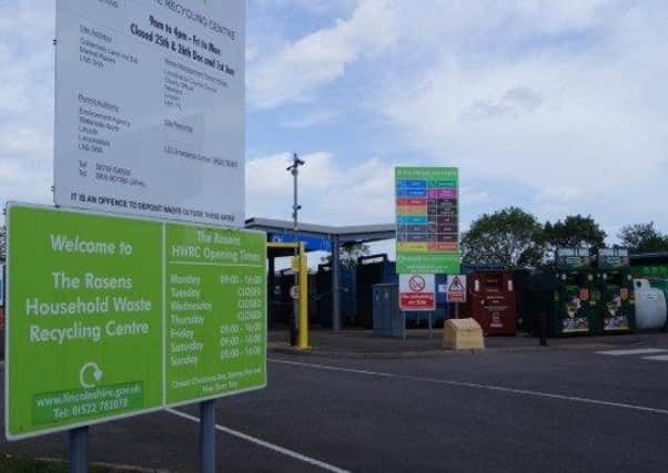 The Rasens Household Waste Recycling Centre. EMN-210419-134636001