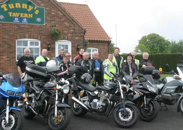 Skegness Motor Cycle Club at the start of their annual charity ride to Jay-Gees dog sanctuary, in Algarkirk, 10 years ago.