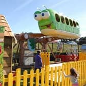 The Crazy Caterpillar ride at Fantasy Island has been suspended.