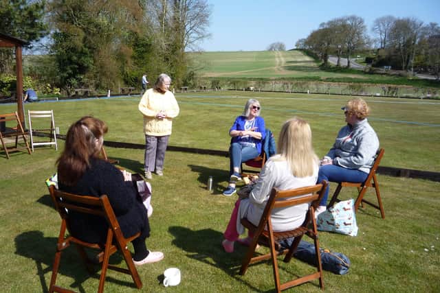 Binbrook WI members meet up at the village bowling club EMN-210421-132544001