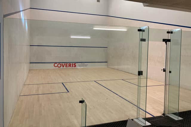 A refurbished court.