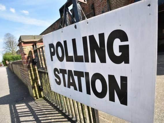 Polling stations will be open between the hours of 7am and 10pm.